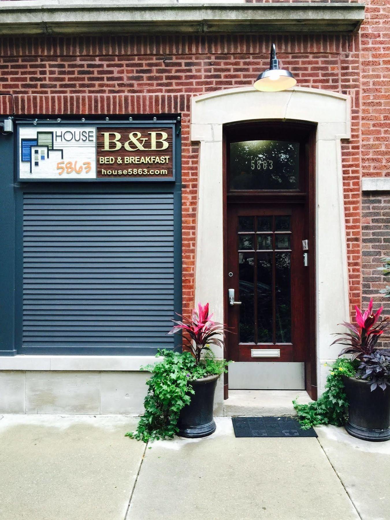 House 5863- Chicago'S Premier Bed And Breakfast Exterior foto